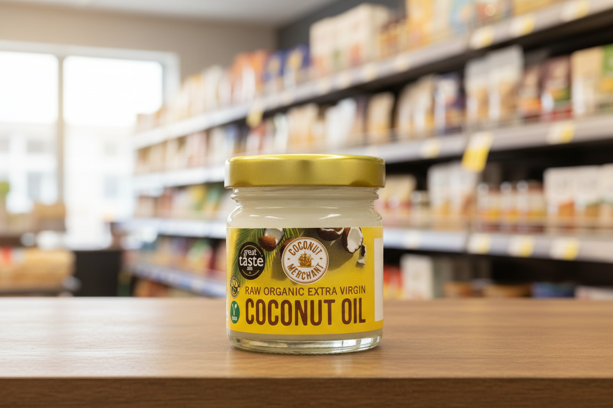 Coconut Merchant Org Raw Extra Virgin Coconut Oil - 35ml