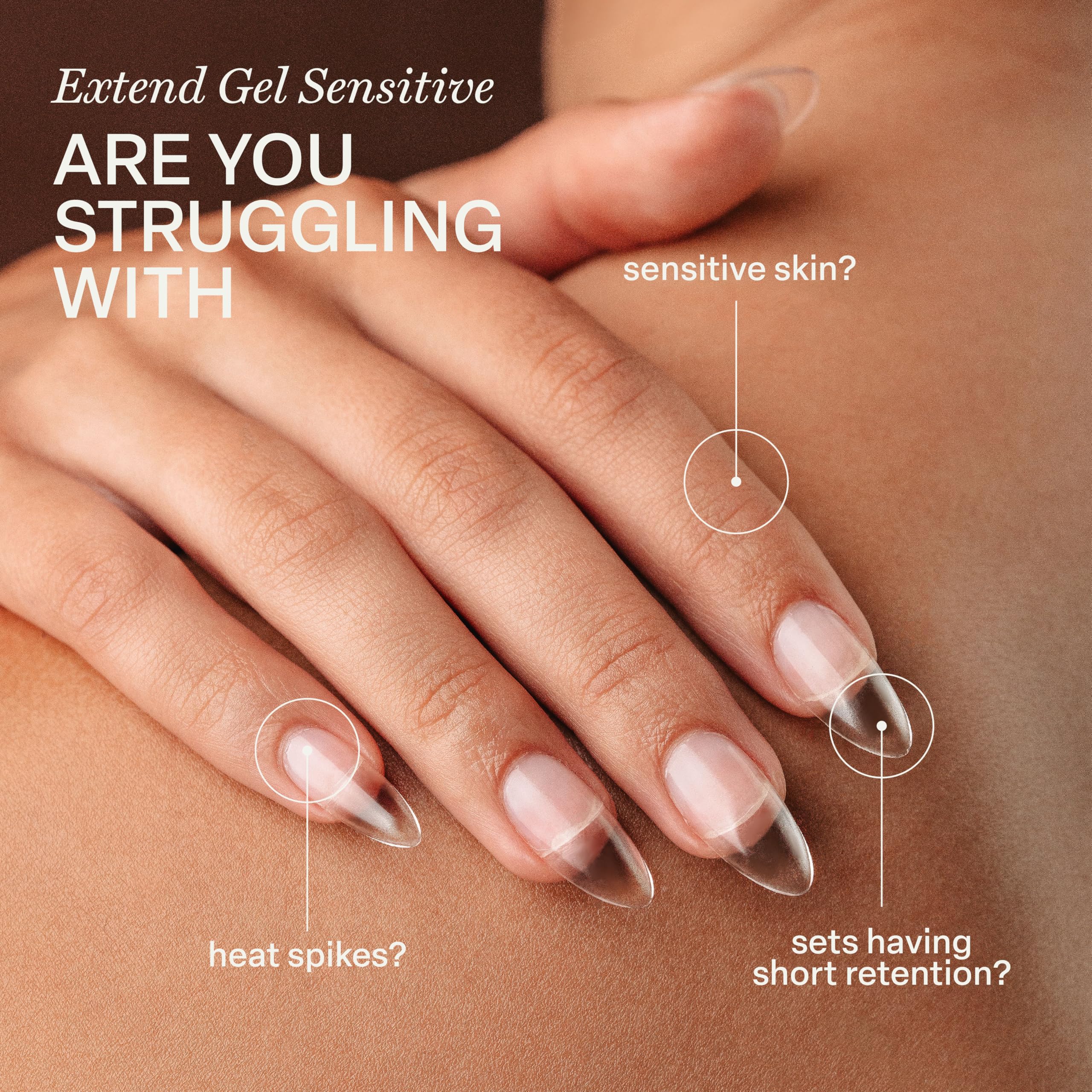 APRÉS Extend Gel Sensitive – HEMA-Free Gel-X Tips Adhesive (15 ml)